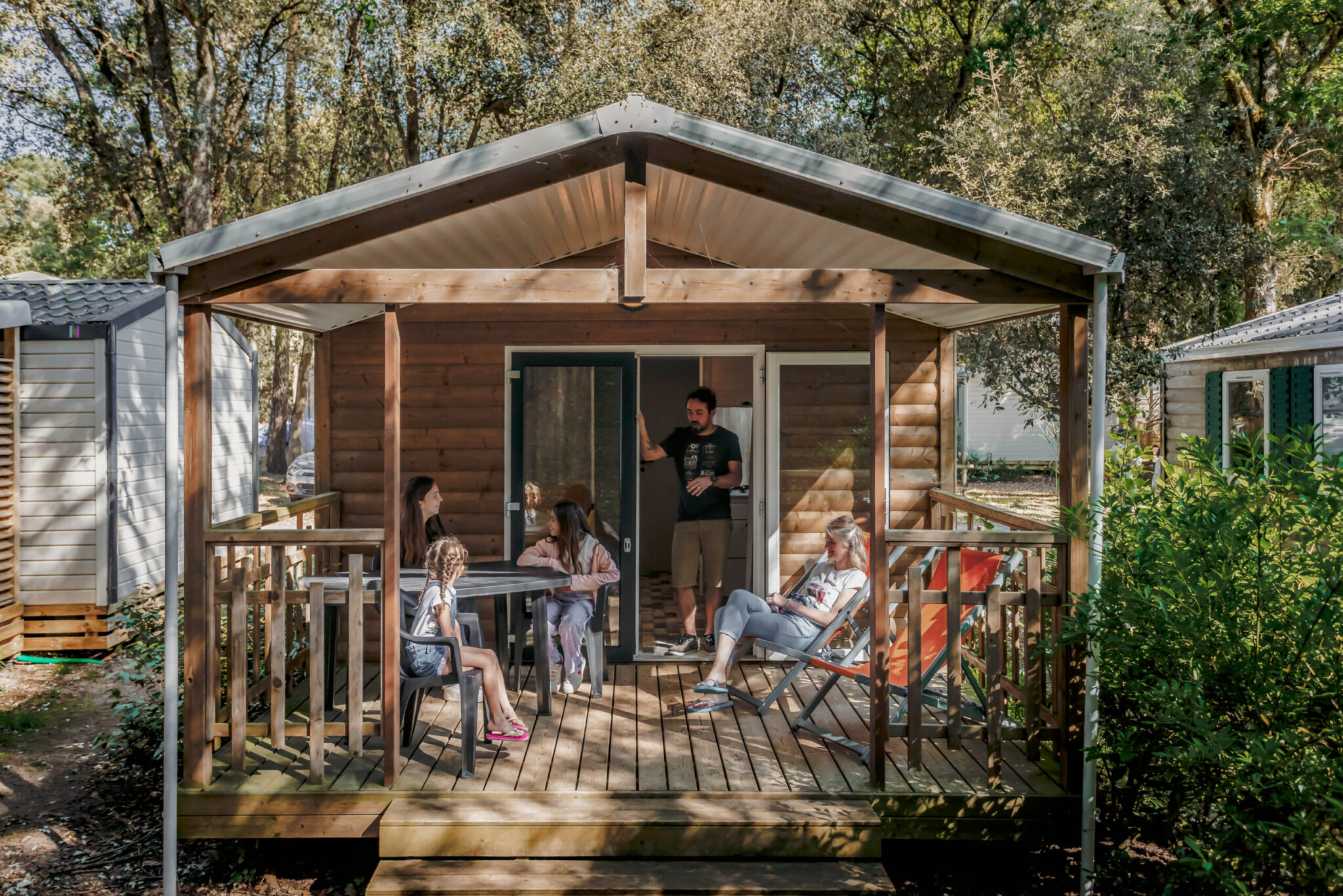 Camping dans la foret