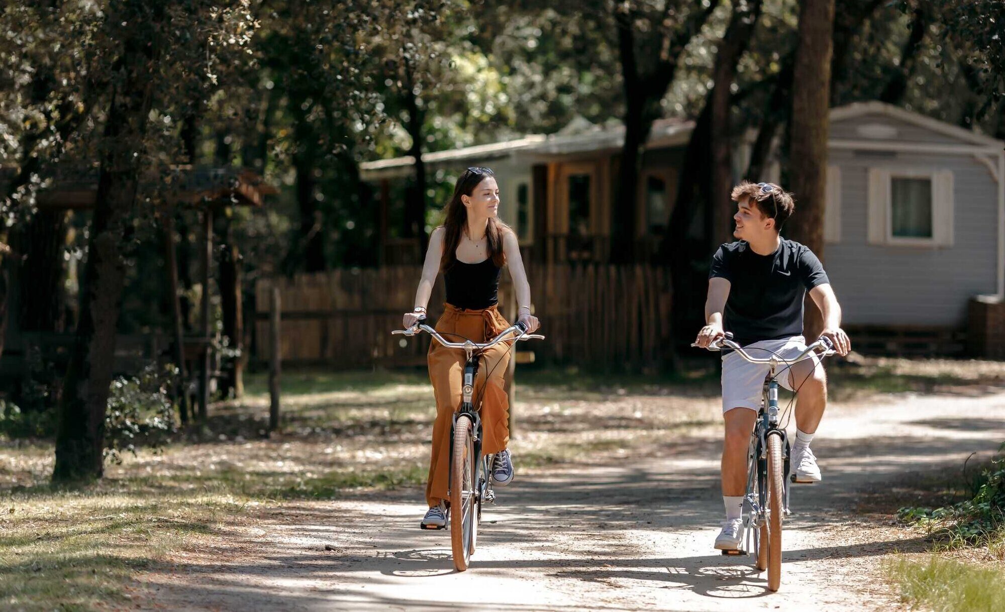 accueil vélo camping parfums d'été