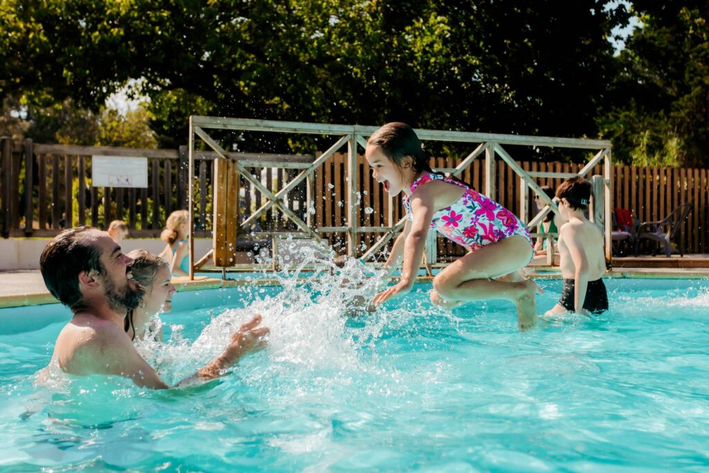 piscine camping Parfum d ete